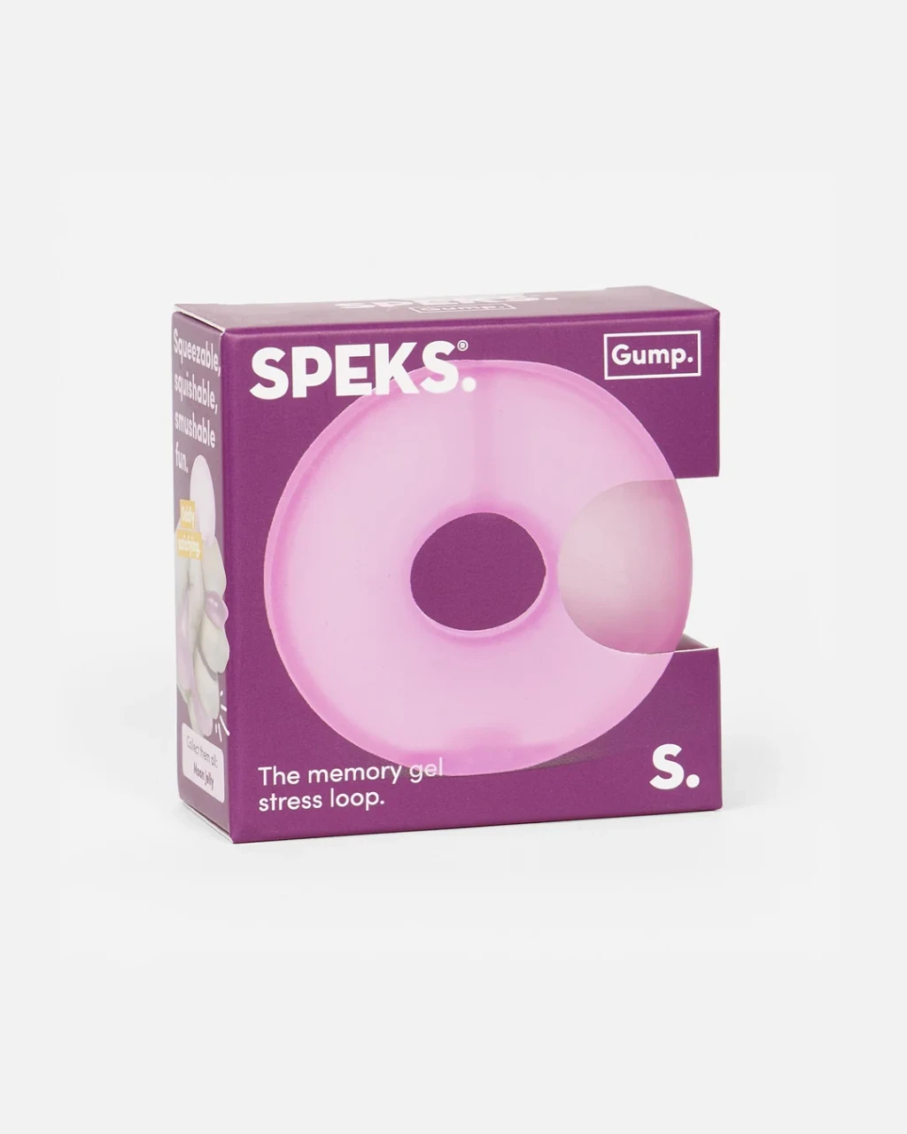 Speks Gump Memory Gel Stress Loop, Moon Jelly