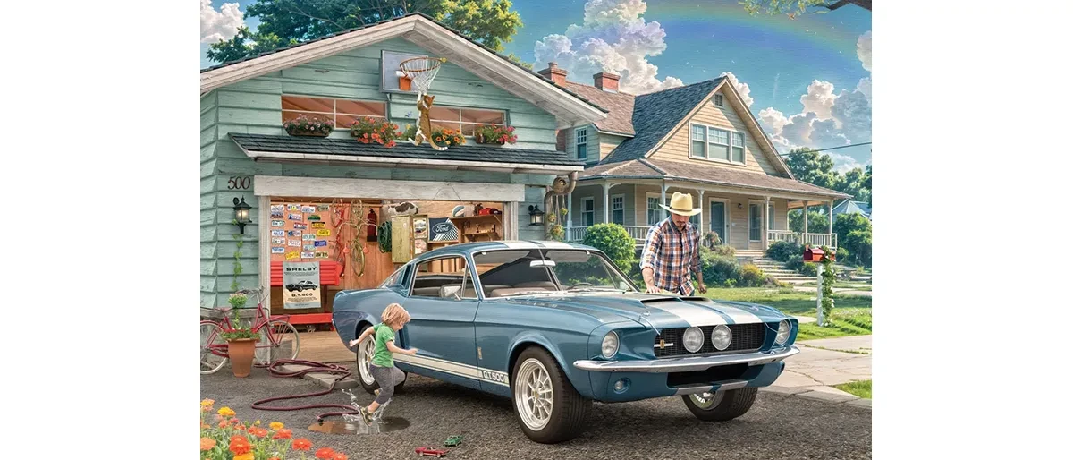 1967 Ford Mustang Shelby GT500 Tin 550 pcs Puzzle