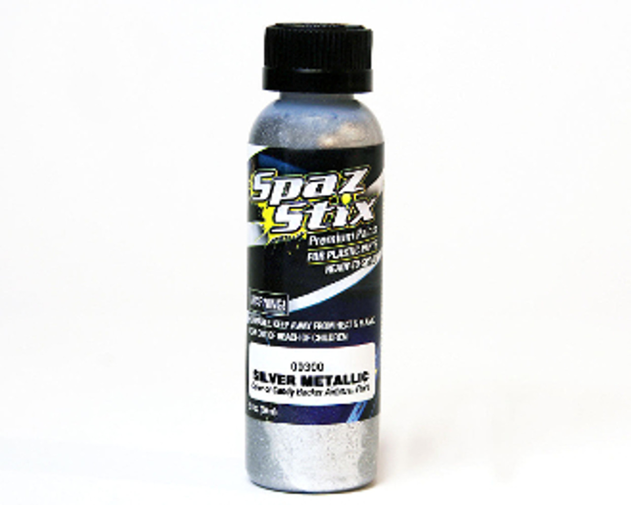 Spaz Stix Metallic Silver / Candy Backer Airbrush Paint 2oz