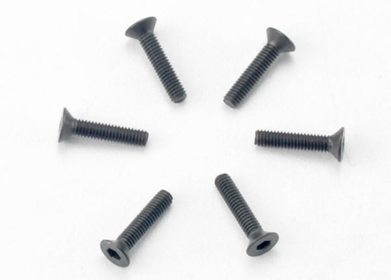 Traxxas 2.5x12mm Countersunk Machine Hex Screw (6)