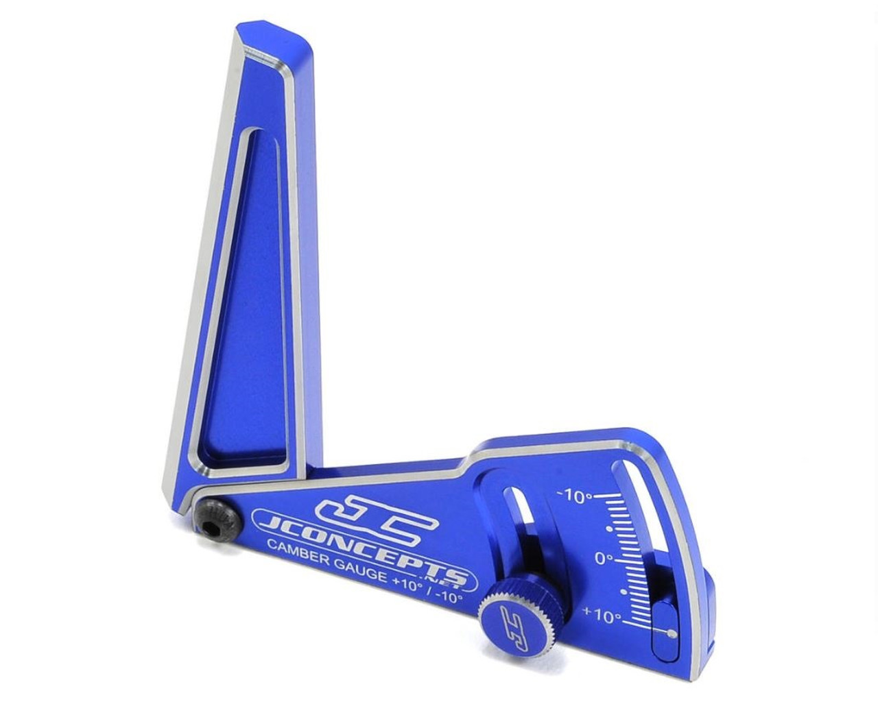 JConcepts 2283-1 Aluminum Camber Gauge (85mm) (Blue)