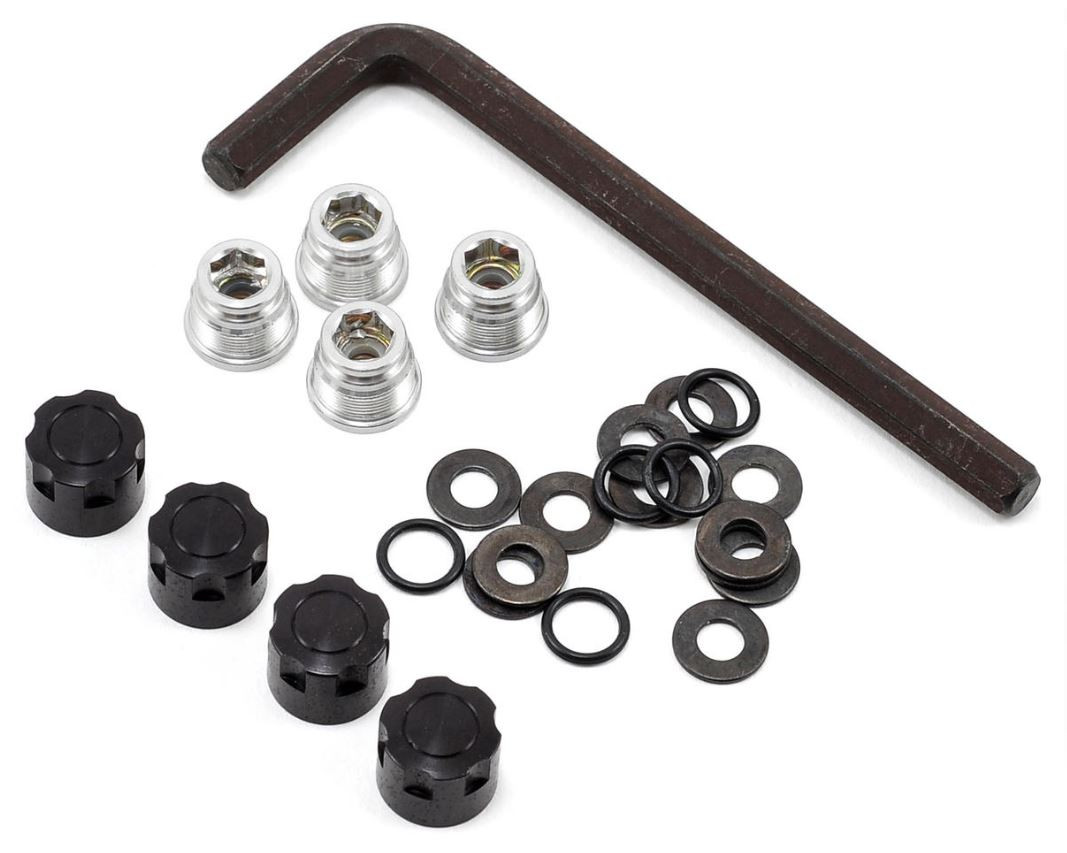 Gmade 1.9 RH03 Wheel Hub Set (Black) (4) 70134