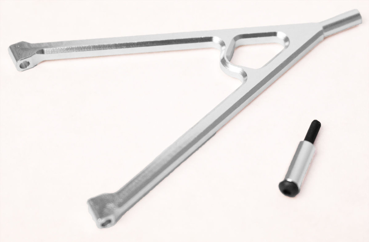 Racers Edge 1829S SCX10 Aluminum Rear Y-Link, Silver