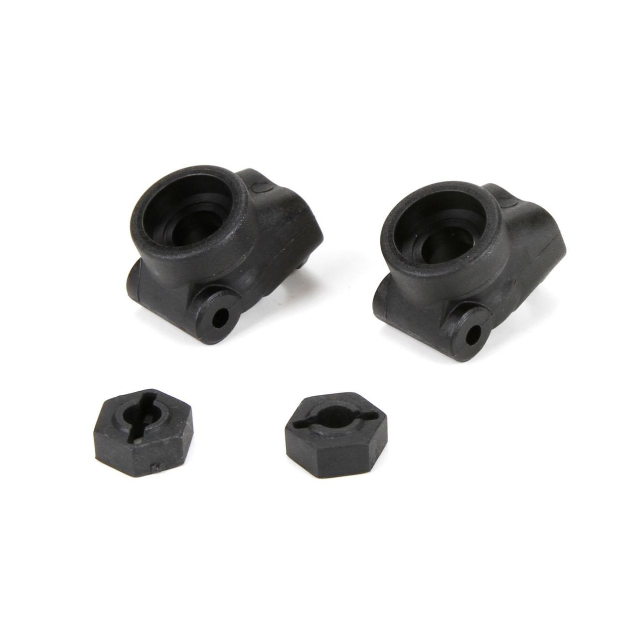 Team Losi Racing Rear Hub Carrier with 22 Standard Hex (2): All 22/T