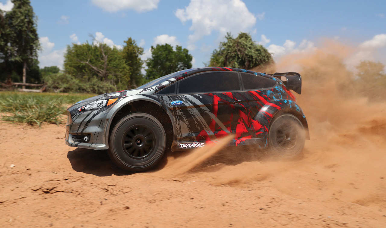 traxxas ford fiesta st rally car