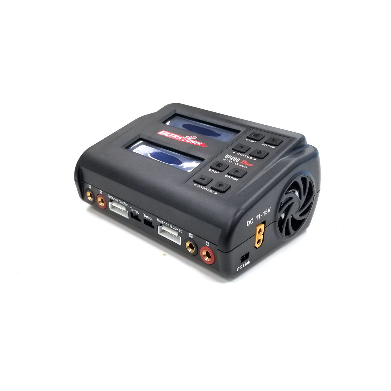 UltraPower UP200 DUO 200W Dual Port Multi-Chemistry AC/DC Battery Charger