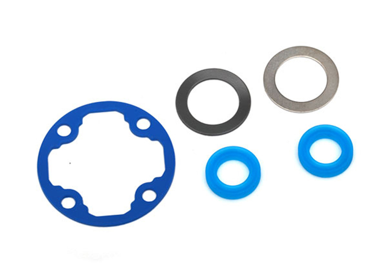 Traxxas Differential Gasket/X-Rings (2)/ 12.2x18x0.5 MW (1)/ 12.2x18x0.5 PTW (1), E-Revo