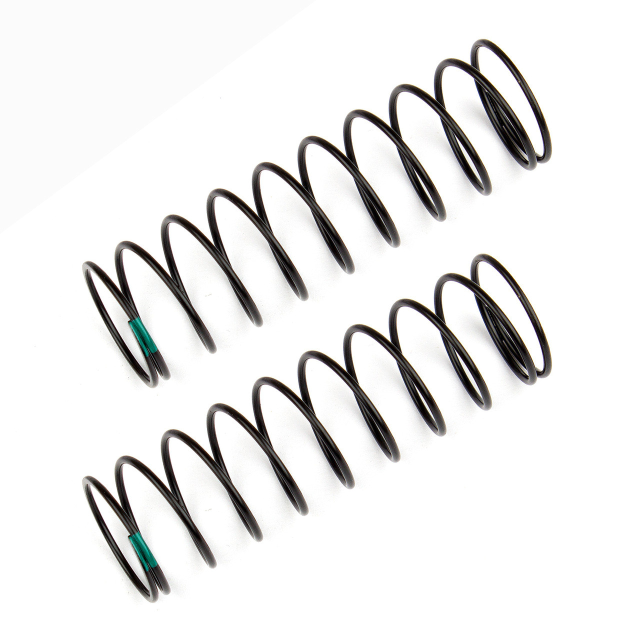 Team Associated 12mm Rear Shock Spring (2) (Green/1.80lbs) (61mm Long)