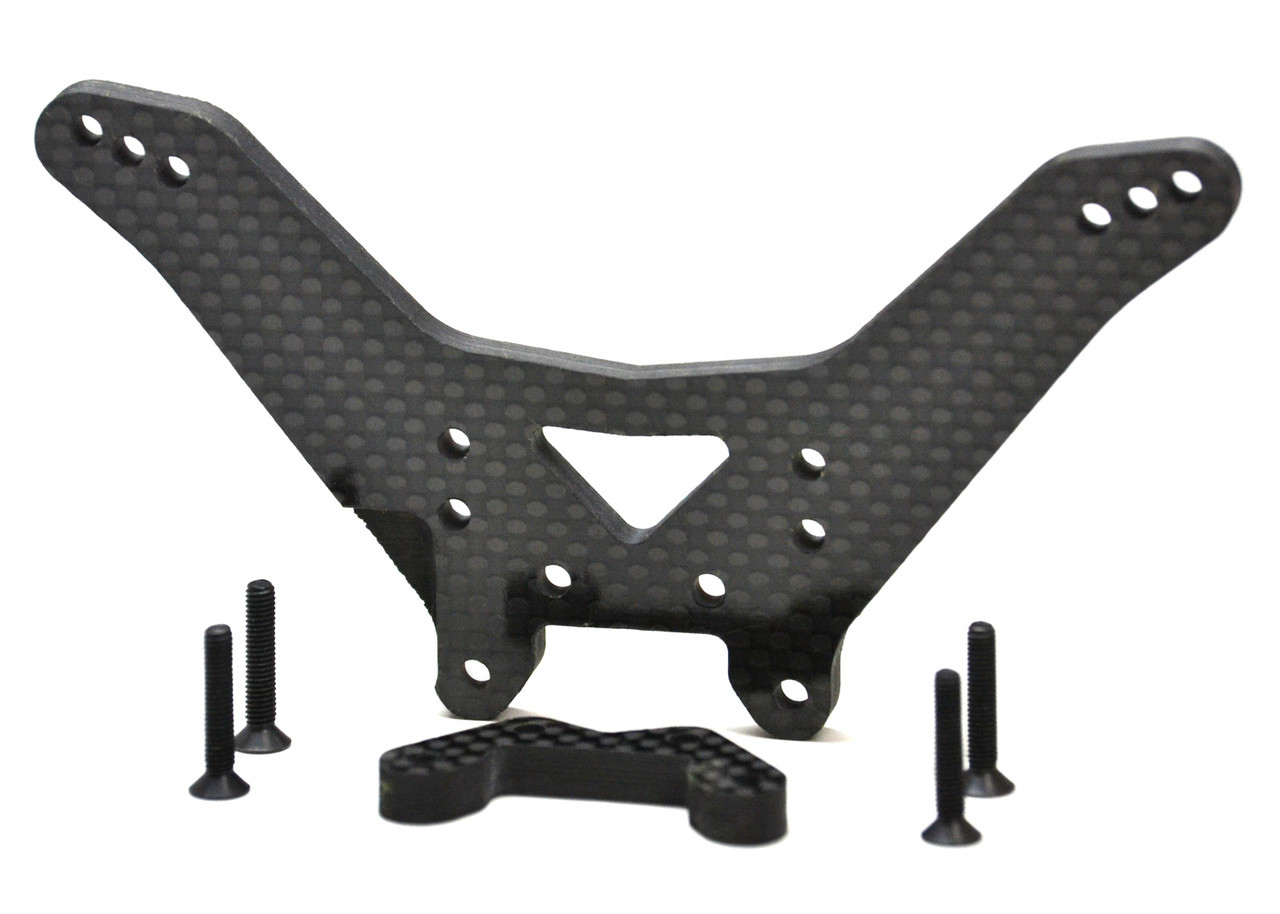 Exotek Racing 1778 5MM HD Carbon Rear Tower, Stand Up With Spacer (XT2)