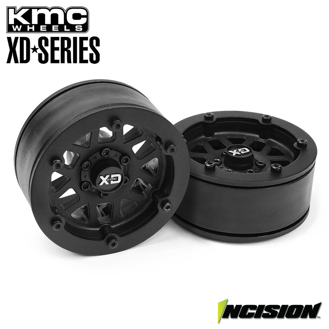 Vanquish IRC00250 Incision KMC XD229 Machete 1.9" Black Plastic Wheels