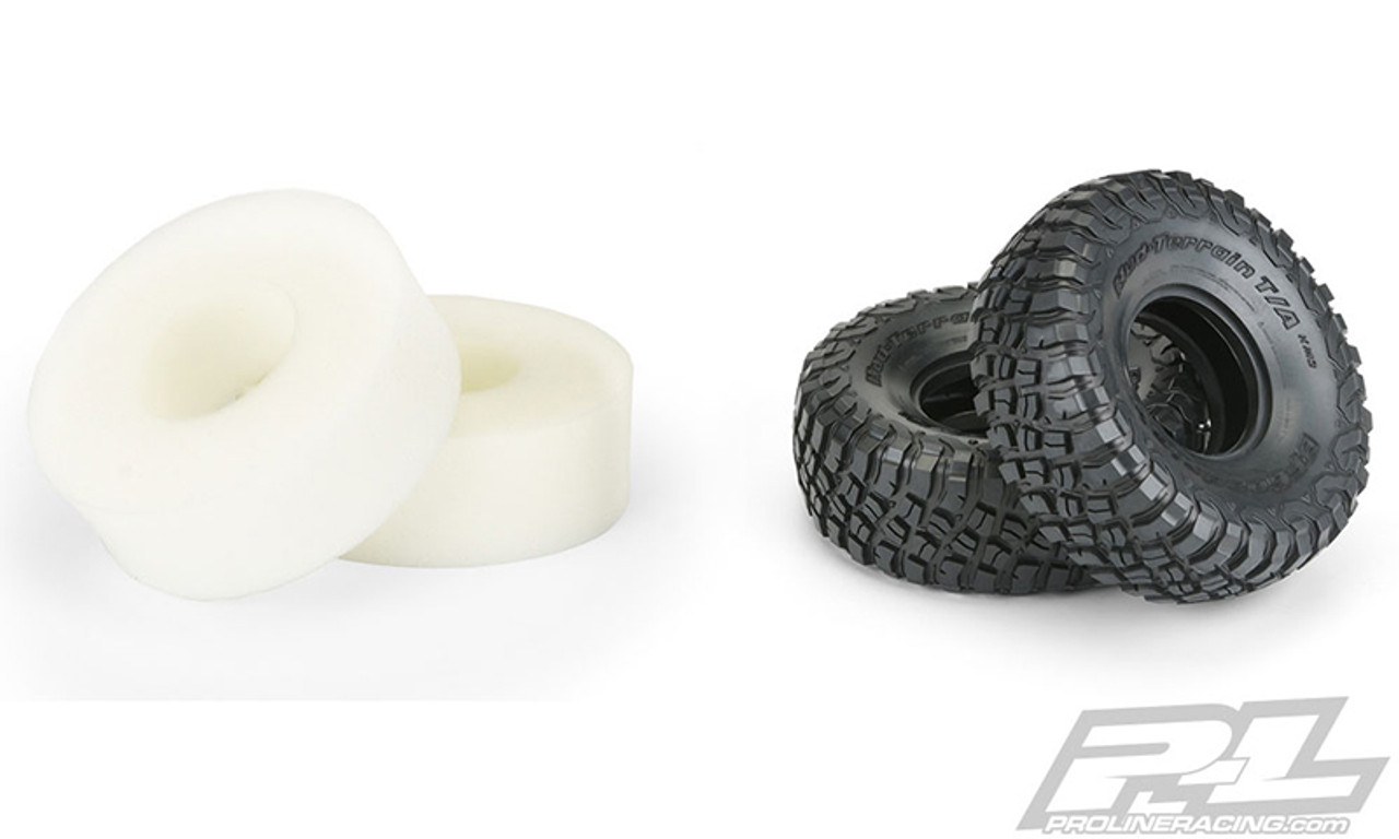 Pro-Line 10150-14 BFGoodrich Mud-Terrain T/A KM3 1.9" Rock Crawler Tires (G8) w/ Memory Foam (2)