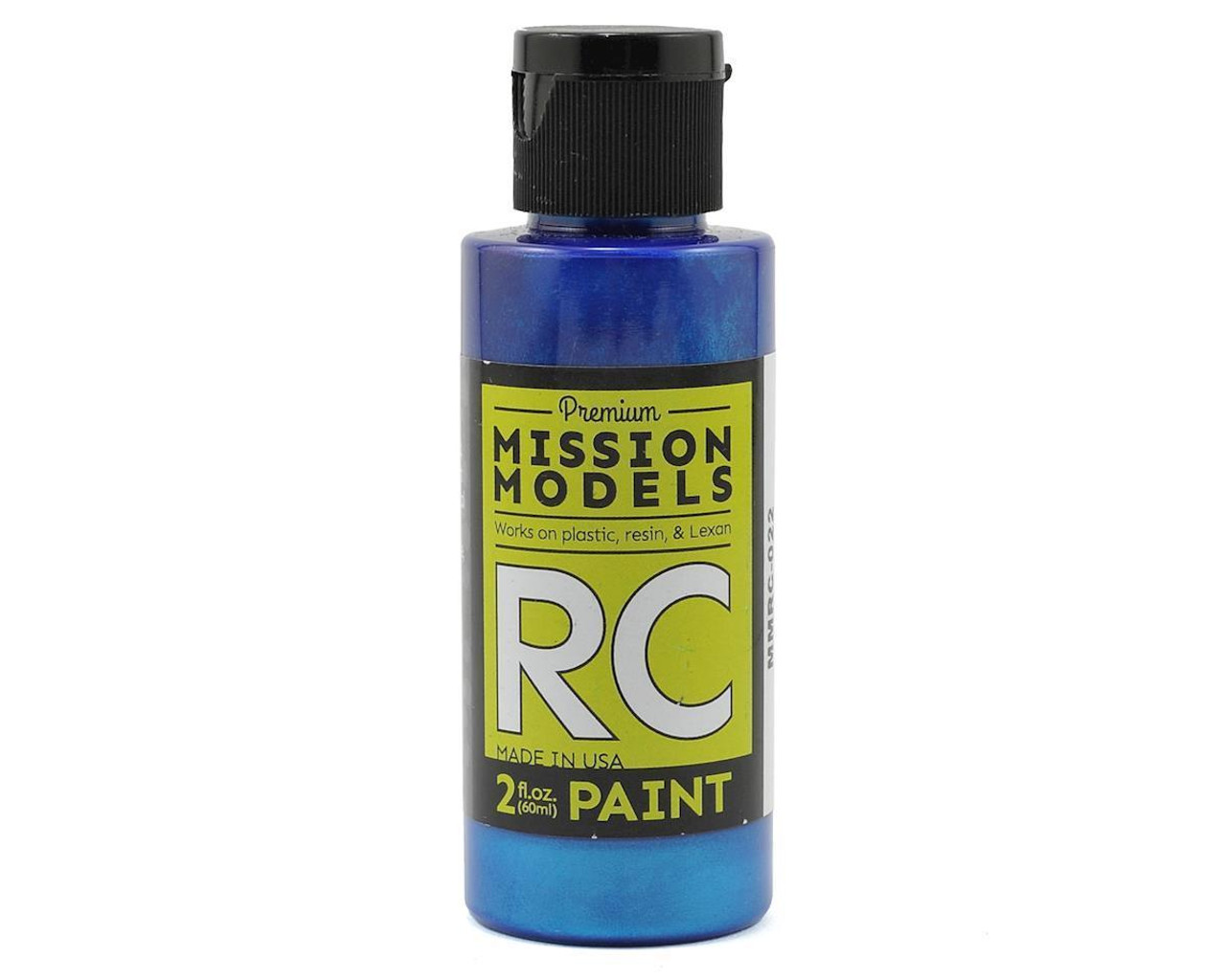 Mission Models RC022 Pearl Blue Acrylic Lexan Body Paint (2oz)