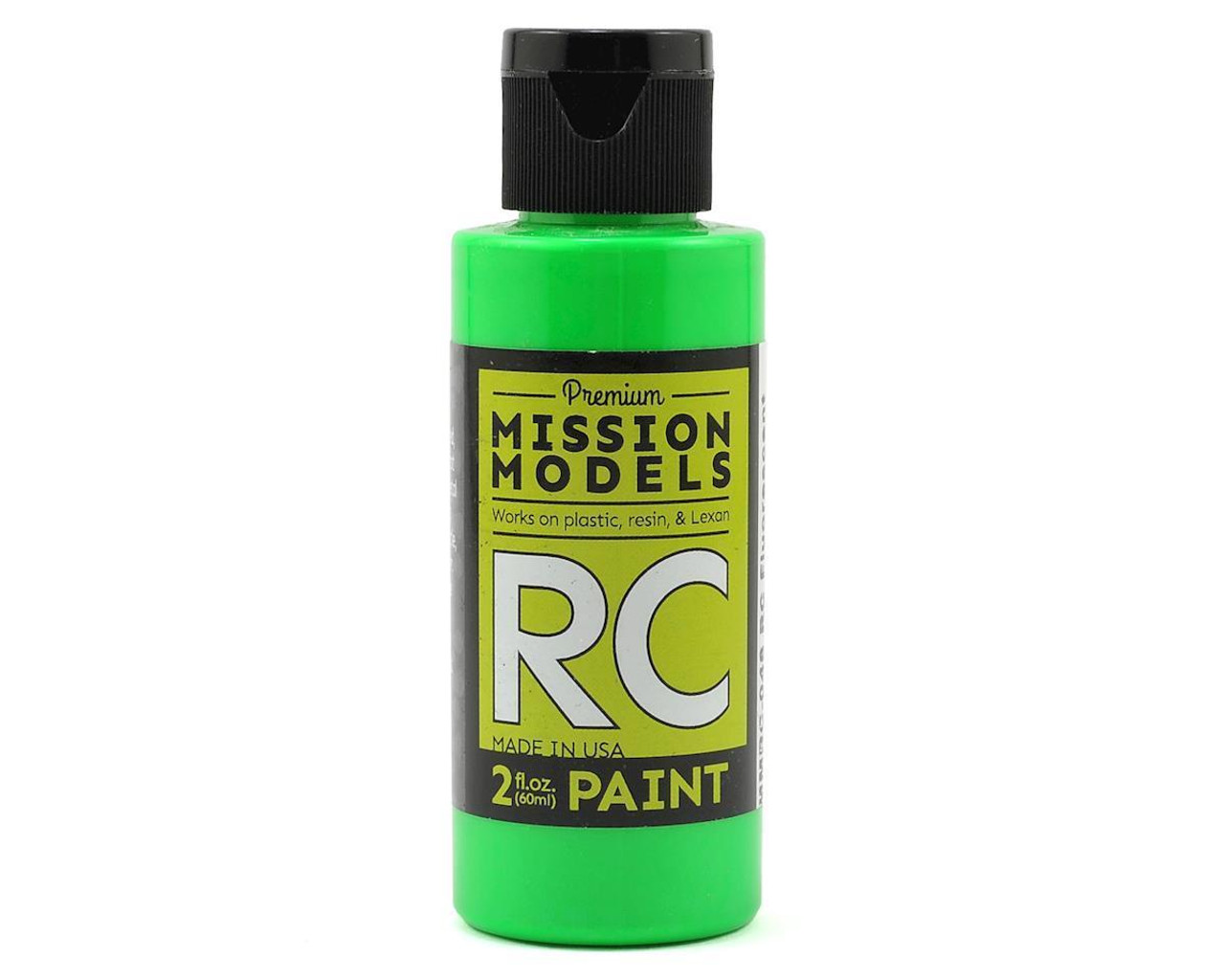 Mission Models RC048 Fluorescent Racing Green Acrylic Lexan Body Paint (2oz)