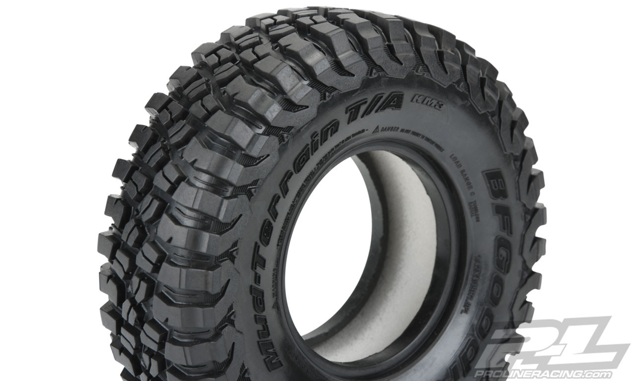 1.9インチ ディープリムタイヤBF Goodrich Mud-Terain Pro-Line 10152-14 BFGoodrich KM3 Mud-Terrain T/A Class 1 1.9