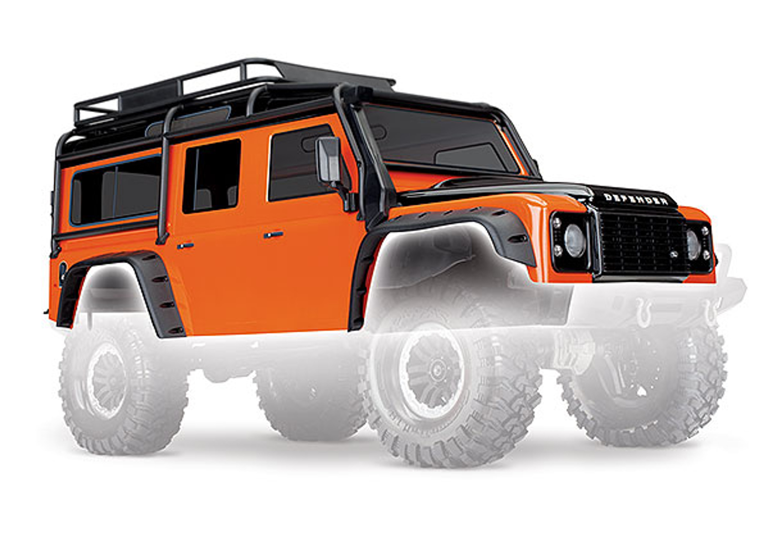 traxxas body land rover defender 8011