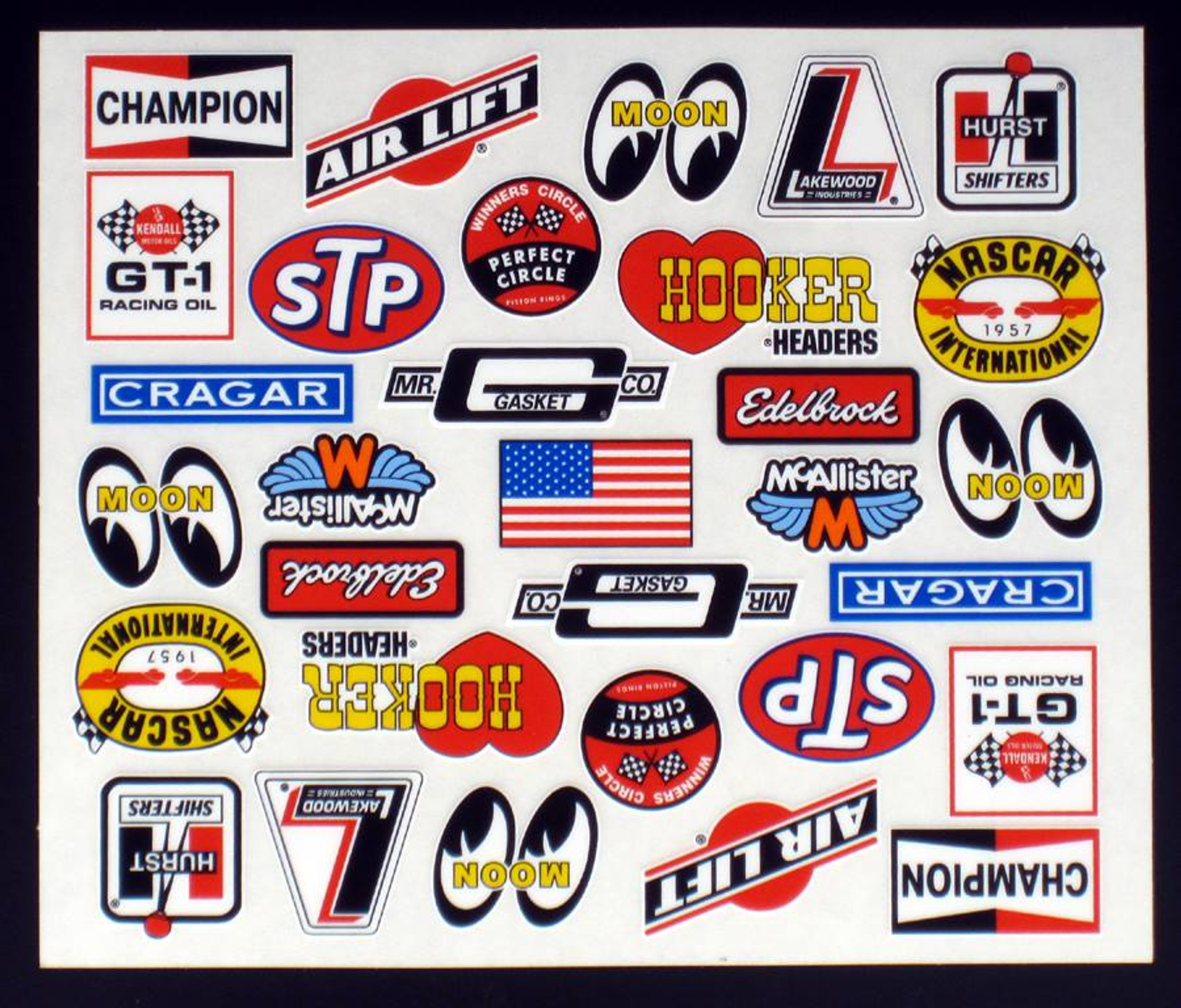 Mcallister Racing D518 Vintage Racing Decal Sheet D518