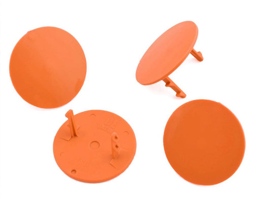 DE Racing Gambler Dirt Oval Mud Plugs (Orange) (4) DER-GMP-O