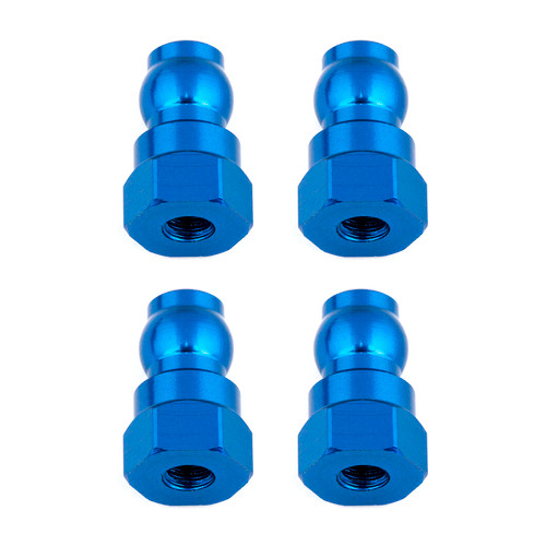 Team Associated 91816 12mm Aluminum Shock Bushings (B6.1/SC6.1) (Blue)