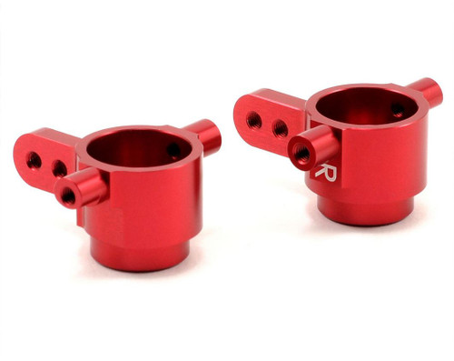 ST Racing 6837R Aluminum Front Steering Knuckles (Red) (Slash 4x4)