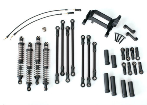 Traxxas 8140 Long Arm Lift Kit, TRX-4 Complete (Black)