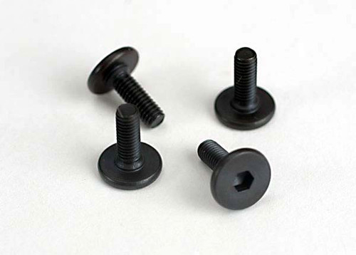 Traxxas 4859 3x10 Flat Head Engine Mount Hex Screw (4)