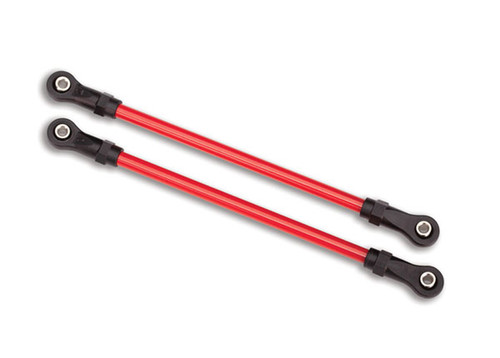 Traxxas 8142R Rear Upper Suspension Links (for use with #8140R TRX-4 Long Arm Lift Kit) (Red) (2)