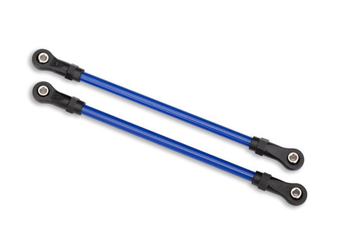 Traxxas 8142X Rear Upper Suspension links (for use with #8140X TRX-4 Long Arm Lift Kit) (Blue) (2)