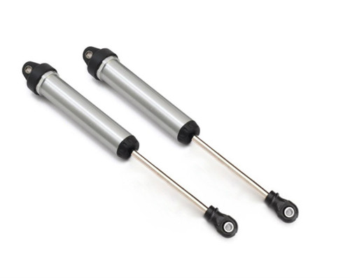 Traxxas 8451 Unlimited Desert Racer 134mm Aluminum GTR Front Shocks Assembled w/o Springs (Silver) (2)