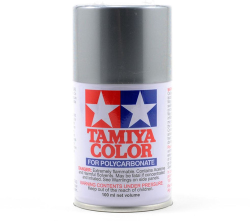 Tamiya 86012 PS-12 Silver Lexan Spray Paint (3oz)