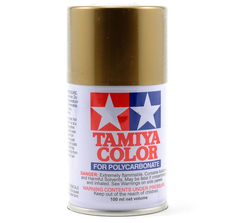 Tamiya 86013 PS-13 Gold Lexan Spray Paint (3oz)