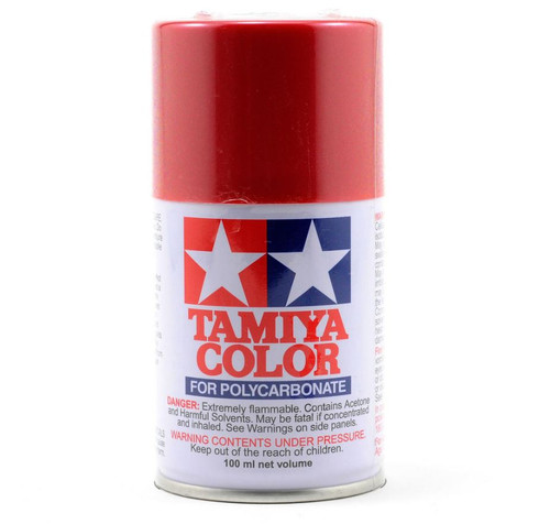 Tamiya 86015 PS-15 Metallic Red Lexan Spray Paint (3oz)