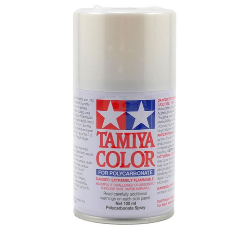 Tamiya 86057 PS-57 Pearl White Lexan Spray Paint (3oz)