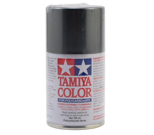 Tamiya 86063 PS-63 Bright Gun Metal Lexan Spray Paint (3oz)