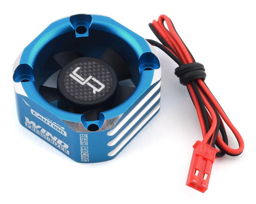 Yeah Racing 30x30mm Aluminum Case Booster Fan (Blue)