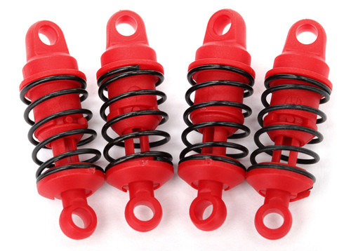 Traxxas 7560 Latrax Assembled Oil-Less Shocks w/ Springs, 1/18 Rally