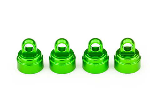 Traxxas 3767G Aluminum Ultra Shock Cap (Green) (4)