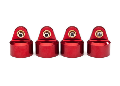 Traxxas 8964R Aluminum GT-Maxx Shock Caps , Red