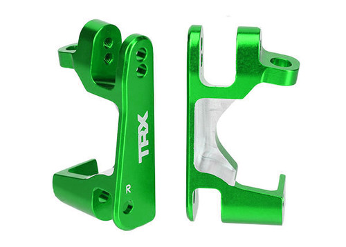 Traxxas 6832G Aluminum Caster Block Set (Slash/Rustler/Stampede 4x4) (Green) (2)