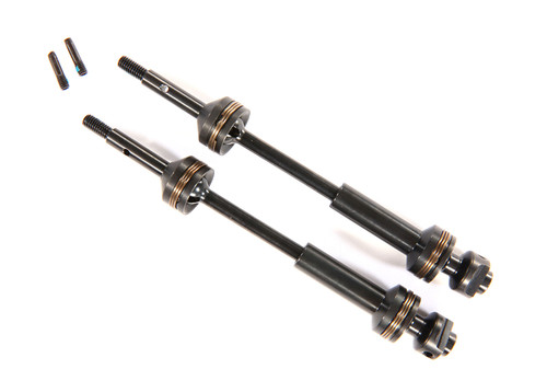 ワーム　DTC　デッキパーツ Traxxas 9052X Rear Steel Spline Constant Velocity Driveshafts