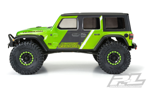 Pro-Line 3546-00 Jeep Wrangler JL Unlimited Rubicon 12.3" Crawler Body (Clear)