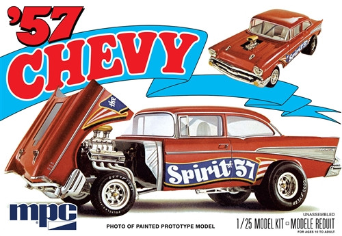 MPC 904 1/25 1957 Chevy Flip Nose, Spirit of 57 Model Kit