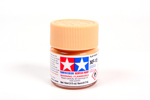 Tamiya 81715 Acrylic Mini XF15 Flat Flesh Paint (10ml)