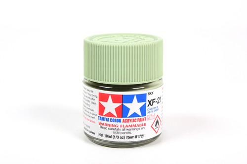 Tamiya 81721 Acrylic Mini XF21 Sky Paint (10ml)