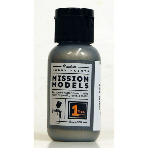 Mission Models MIOMMM-005 Acrylic Model Paint 1oz Bottle, Duraluminum