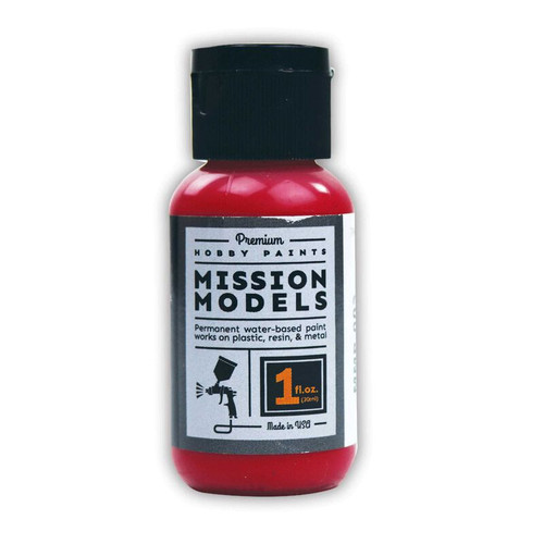 Mission Models MIOMMP-003 Acrylic Model Paint 1oz Bottle, Red