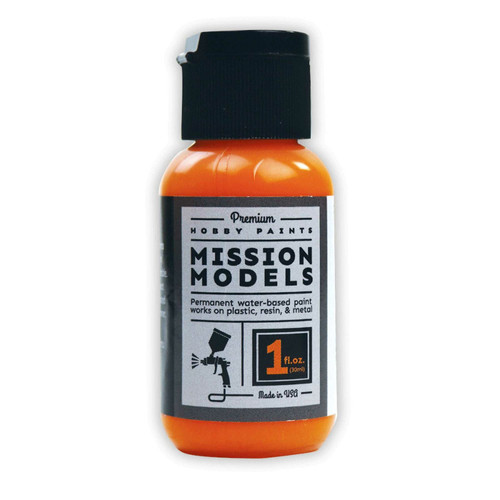 Mission Models MIOMMP-005 Acrylic Model Paint 1oz Bottle, Orange