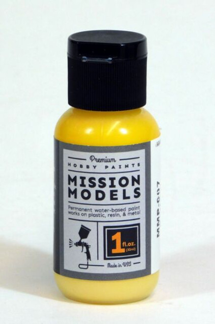 Mission Models MIOMMP-007 Acrylic Model Paint 1oz Bottle, Yellow