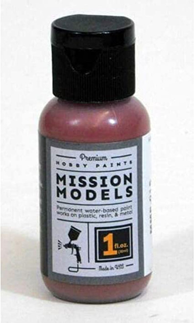 Mission Models MIOMMP-015 Acrylic Model Paint 1oz Bottle, Rotbraun