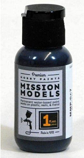 Mission Models MIOMMP-047 Acrylic Model Paint 1oz Bottle, Black