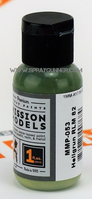 Mission Models MIOMMP-053 Acrylic Model Paint 1oz Bottle, Hellgrun